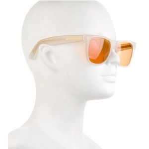 Retrosuperfuture Wayfarer Tinted Sunglasses, clear orange lenses SUPER